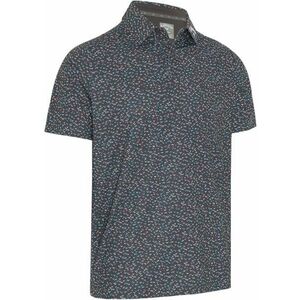 Callaway All-Over Mens Chev Confetti Print Polo Asphalt M Rövid ujjú póló kép