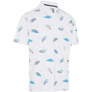 Callaway Golf Novelty Print Mens Bright White M Rövid ujjú póló kép