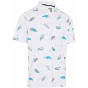 Callaway Golf Novelty Print Mens Polo Bright White XL Rövid ujjú póló kép