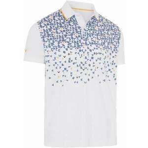 Callaway Abstract Chev Mens Polo Bright White M Rövid ujjú póló kép