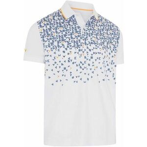 Callaway Abstract Chev Mens Polo Bright White XL Rövid ujjú póló kép