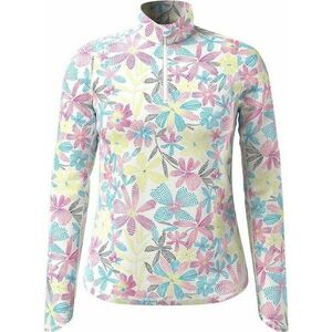 Callaway Womens Chev Floral Sun Protection Brilliant White L Rövid ujjú póló kép