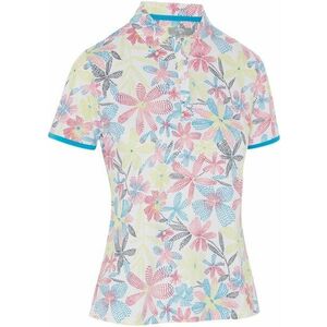 Callaway Chev Floral Short Sleeve Womens Polo Brilliant White L Rövid ujjú póló kép