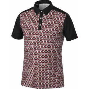 Galvin Green Mio Mens Breathable Short Sleeve Shirt Red/Black L Rövid ujjú póló kép