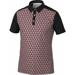 Galvin Green Mio Mens Breathable Short Sleeve Shirt Red/Black XL Rövid ujjú póló kép