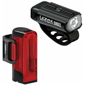 Lezyne Hecto Drive 500XL/Strip Drive 300+ Pair Black 500 lm-300 lm Elülső-Hátulsó Lámpa szett kép