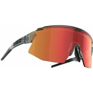 Bliz Breeze 52302-84 Transparent Dark Grey/Brown w Red Multi plus Spare Lens Orange Kerékpáros szemüveg kép