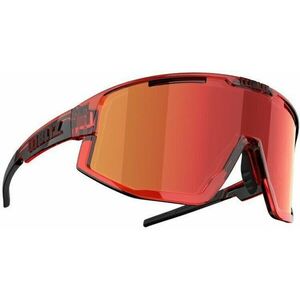 Bliz Fusion 52305-44 Transparent Red/Brown w Red Multi plus Spare Jawbone Transparent Black Kerékpáros szemüveg kép