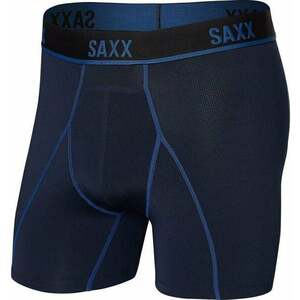 SAXX Kinetic Boxer Brief Navy/City Blue XS Fitness fehérnemű kép