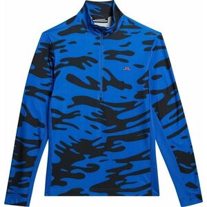 J.Lindeberg Luke Print Mid Layer Neptune Nautical Blue M Dzseki kép