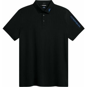 J.Lindeberg Tour Tech Reg Fit Mens Polo Black M Rövid ujjú póló kép