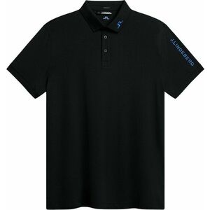 J.Lindeberg Tour Tech Reg Fit Mens Polo Black 2XL Rövid ujjú póló kép