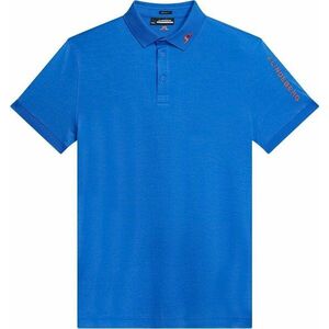 J.Lindeberg Tour Tech Reg Fit Mens Polo Nautical Blue Melange L Rövid ujjú póló kép