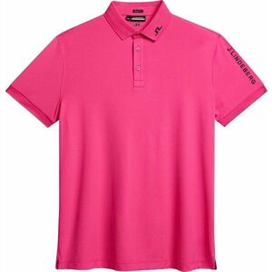 J.Lindeberg Tour Tech Reg Fit Mens Polo Fuchsia Purple L Rövid ujjú póló kép