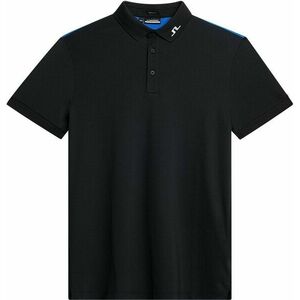 J.Lindeberg Jeff Reg Fit Polo Black L Rövid ujjú póló kép