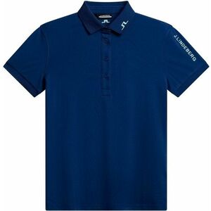 J.Lindeberg Tour Tech Womens Polo Estate Blue XS Rövid ujjú póló kép