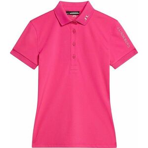 J.Lindeberg Tour Tech Womens Polo Fuchsia Purple XL Rövid ujjú póló kép