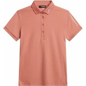 J.Lindeberg Tour Tech Womens Polo Burnt Coral S Rövid ujjú póló kép