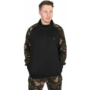 Fox Fishing Horgászpulóver LW Black/Camo Qtr Zip - L kép