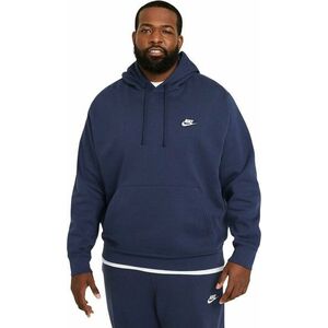 Nike Club Mens Hoodie Midnight Navy/Midnight Navy/White L Fitness pulóverek kép