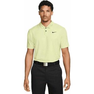 Nike Dri-Fit Tour Heather Mens Polo Light Lemon Twist/Black L Rövid ujjú póló kép