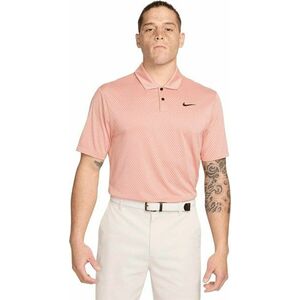 Nike Dri-Fit Tour Jacquard Mens Polo Light Madder Root/Guava Ice/Black L Rövid ujjú póló kép