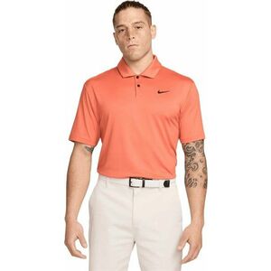 Nike Dri-Fit Tour Solid Mens Polo Madder Root/Black M kép