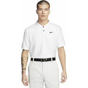 Nike Dri-Fit Victory Texture Mens Polo White/Black XL Rövid ujjú póló kép