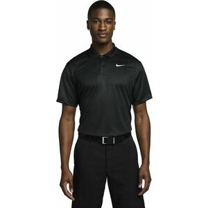 Nike Dri-Fit Victory Mens Golf Polo Black/White XL kép