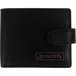 Meatfly Nathan Premium Leather Black Pénztárca kép