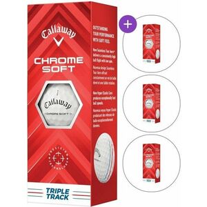 Callaway Chrome Soft 2024 SET White Triple Track Golflabda kép