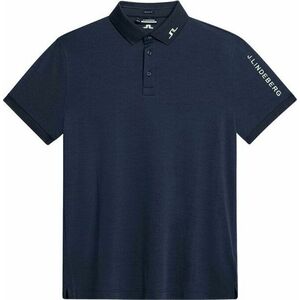 J.Lindeberg Tour Tech Reg Fit Mens Polo Navy Melange 2XL Rövid ujjú póló kép