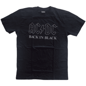 AC/DC Ing Back In Black Black 2XL kép