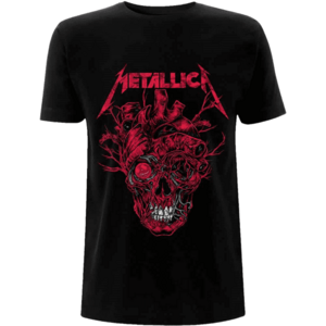 Metallica Ing Heart Skull Black S kép