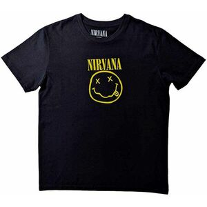 Nirvana Ing Yellow Smiley Flower Sniffin' Black XL kép