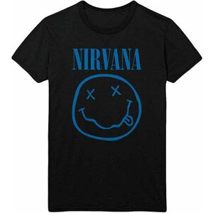 Nirvana Ing Blue Smiley Black S kép