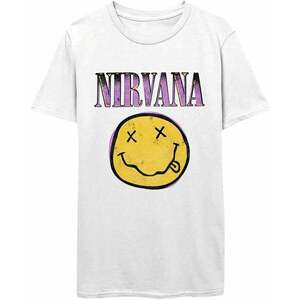 Nirvana Ing Xerox Smiley Pink White S kép