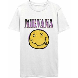 Nirvana Ing Xerox Smiley Pink White M kép