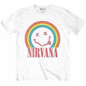 Nirvana Ing Smiley Rainbow White L kép