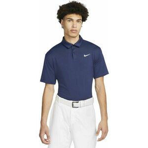 Nike Dri-Fit Tour Mens Solid Golf Polo Midnight Navy/White L Rövid ujjú póló kép