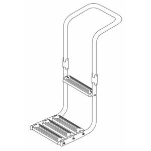 Nuova Rade Immersed Platform Ladder Hajó létra / Hajó híd kép