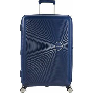 American Tourister Soundbox Spinner EXP 67/24 Medium Check-in 4 kerekes bőrönd-Bővíthető Midnight Navy 71.5/81 L kép