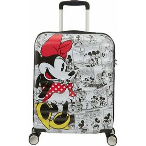 American Tourister Disney Wavebreaker Spinner 55/20 Cabin 4 kerekes bőrönd Comics White 36 L kép