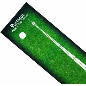 Masters Golf FatPlate Pace and Line Trainer PuttMatt kép