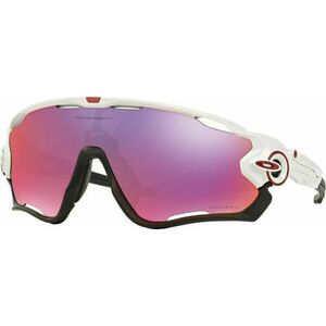 Oakley Jawbreaker 929005 Polished White/Black/Prizm Road Sport szemüveg kép