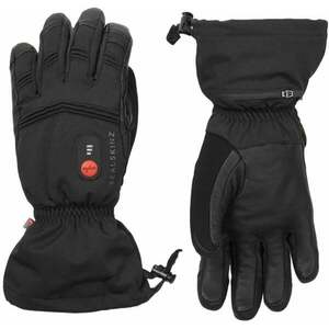 Sealskinz Filby Waterproof Heated Gauntlet Black S Kesztyű kerékpározáshoz kép