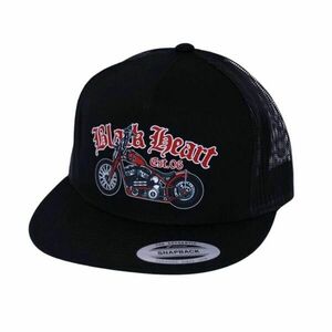 Snapback sapka BLACK HEART Red Chopper Trucker kép