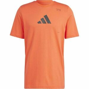 adidas M TRAINING CAT G T Férfi póló sportoláshoz, narancssárga, méret kép