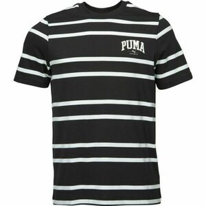 Puma SQUAD STRIPE AOP TEE Férfi póló, fekete, méret kép