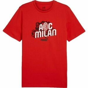 Puma AC MILAN CULTURE TEE Férfi póló, piros, méret kép